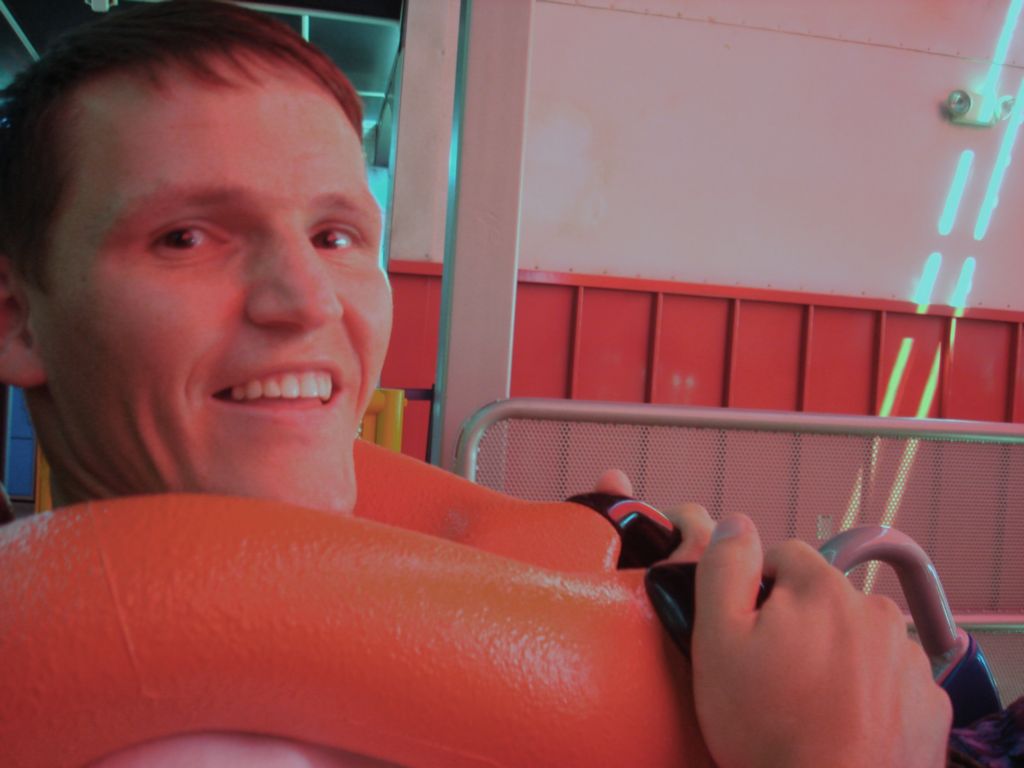 We are at Six Flags place in Los Angeles4